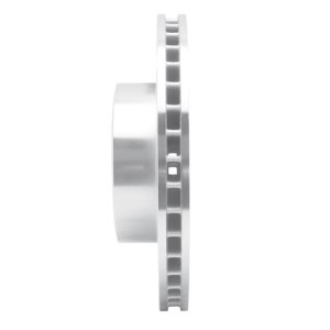 BMW 530I Brake Rotor (1) - Front Right - R1 Concepts - Drilled & Slotted - Silver - `04-`10
